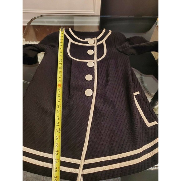 Tibi Newyork Women's Black 100% Cotton Long Sleeve Single Breasted Jacket Blazer - Picture 12 of 12